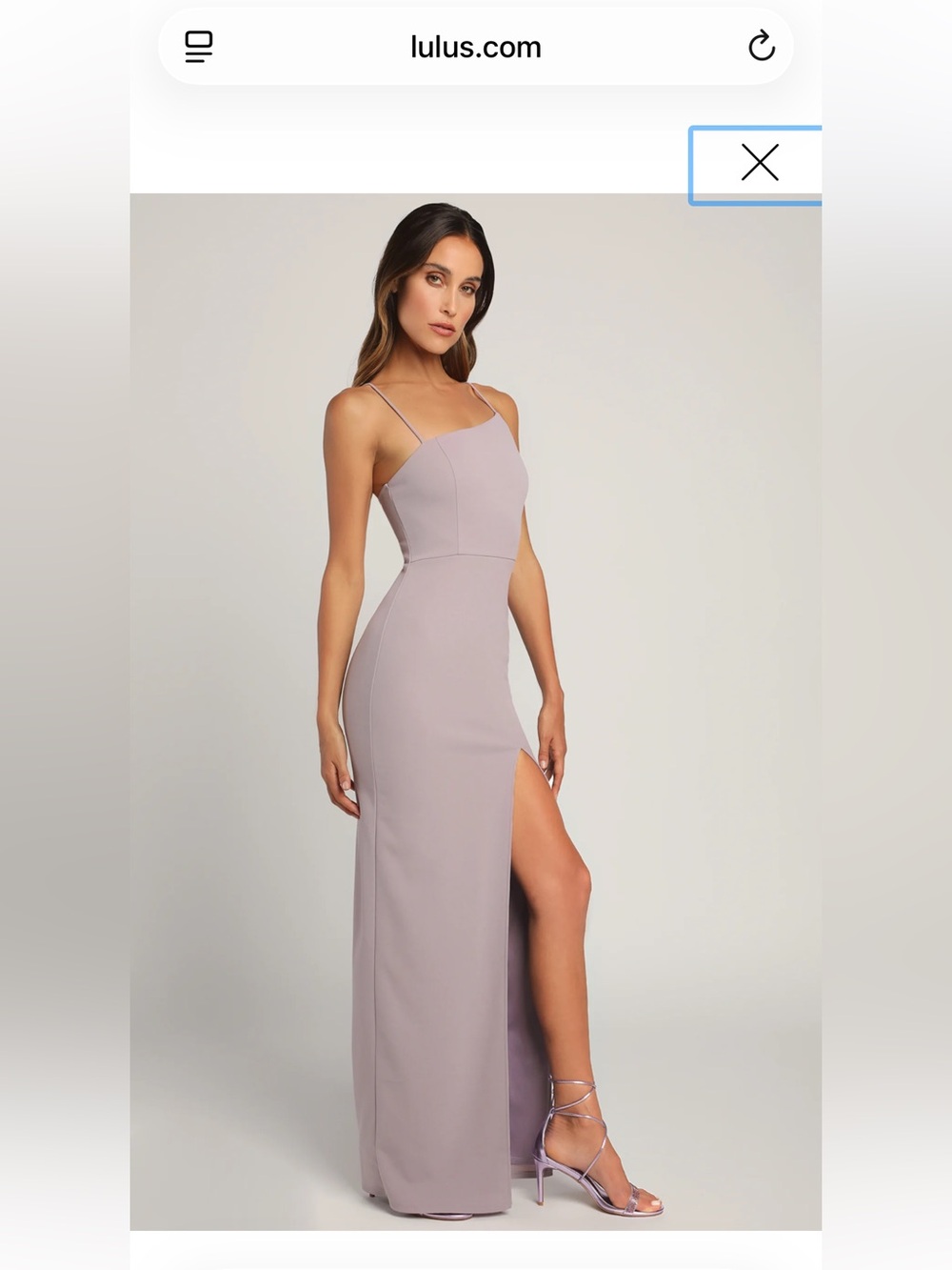 Lulu’s In My Love Lavender Sleeveless Maxi Dress